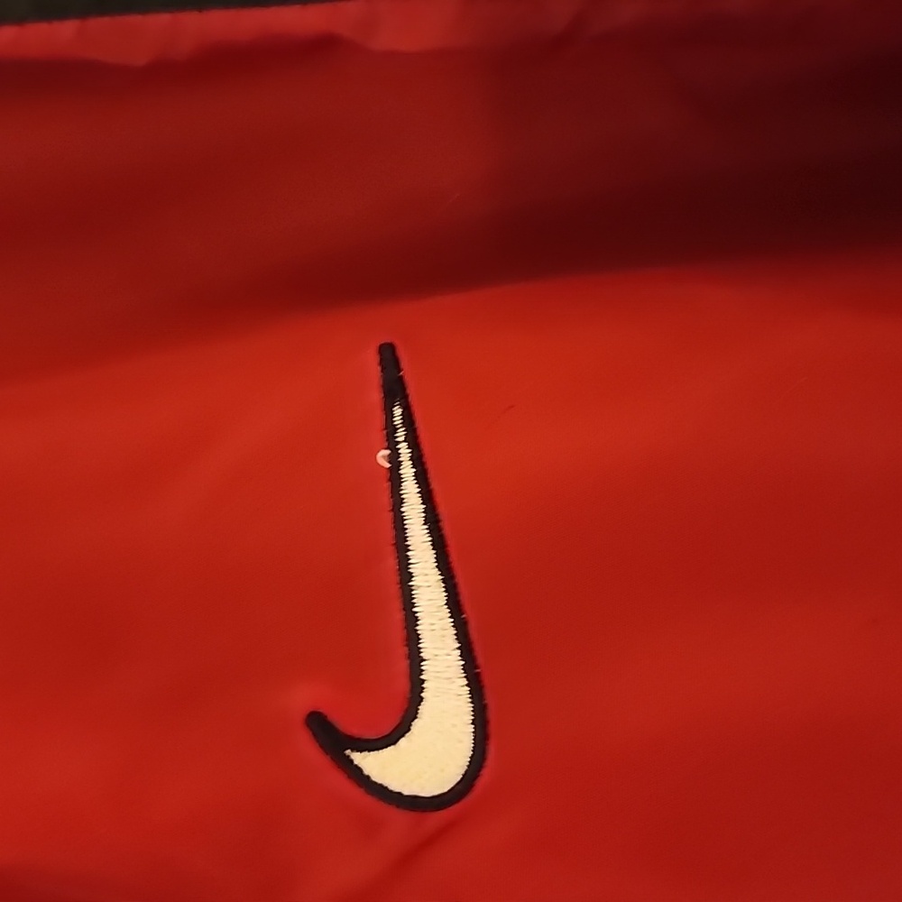 Vintage Nike windbreaker men's zip-up red size large - Picture 4 of 8